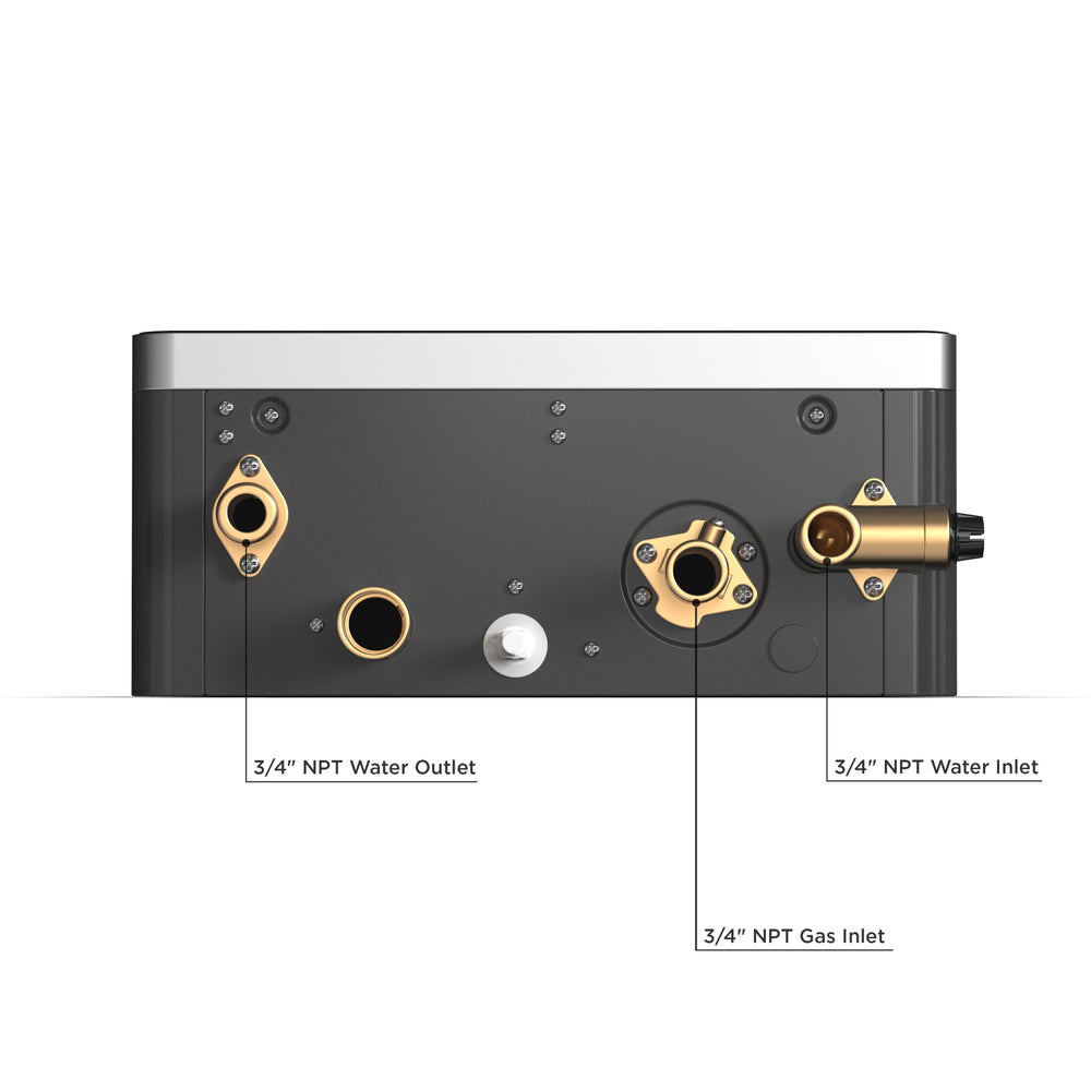 Eccotemp SH22-NG SmartHome Tankless Water Heater Natural Gas 6.8 GPM Outdoor Wi-Fi Open Box