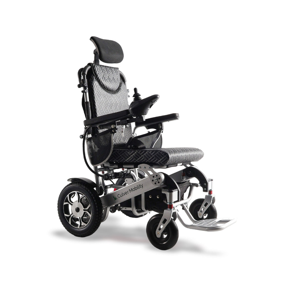 Alton Culver Shawk Electric Wheelchair Reclining Folding 13 Miles 4 MP ...