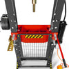 30 Ton H-Frame Air/Hydraulic Shop Press with Hand Winch & Press Pin Kit,  Fully Welded Steel Frame,  Safety Guard,  Foot Pedal Control,  HSP30