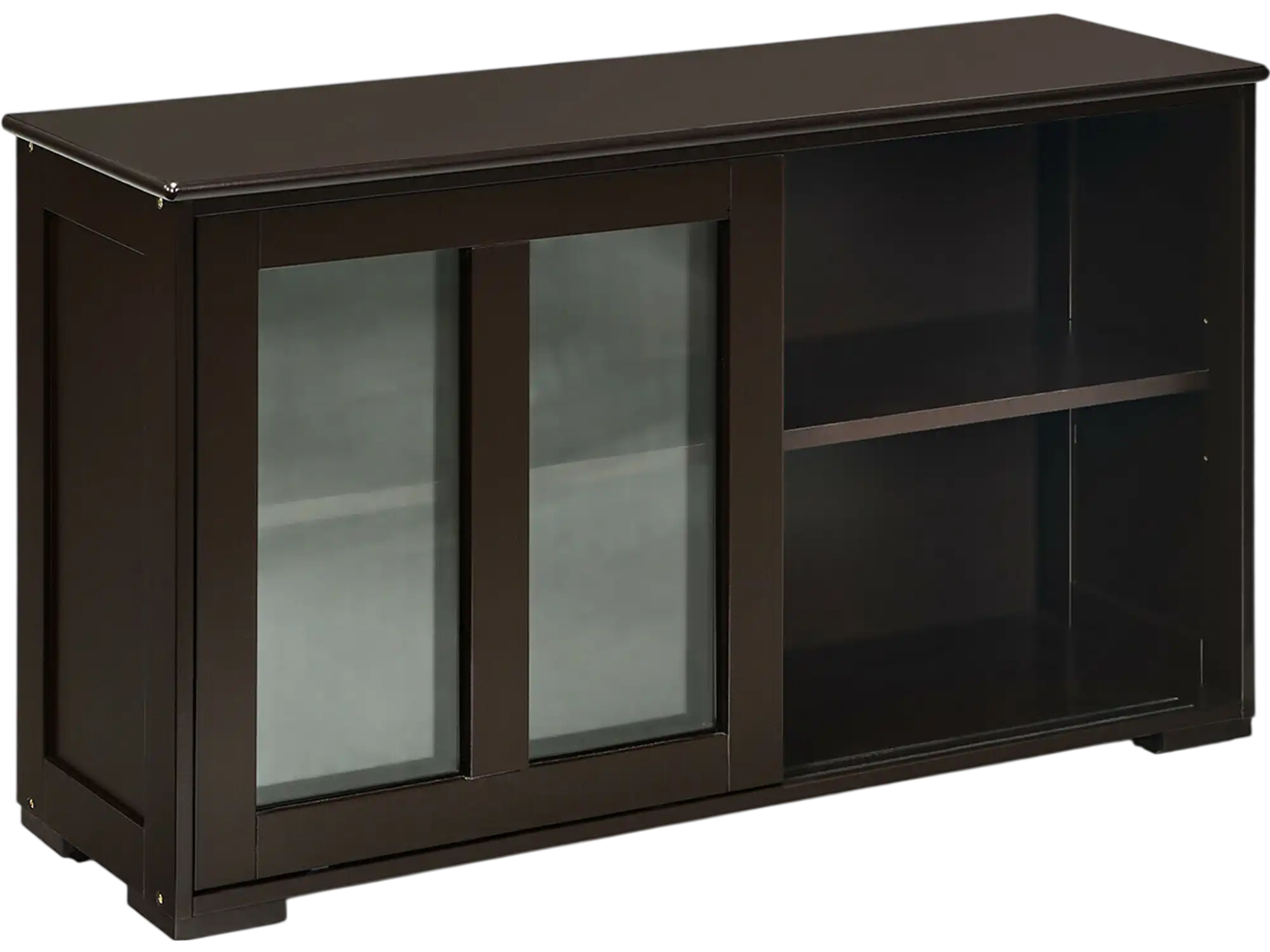 Costway Sideboard Buffet Storage Cabinet Sliding Door 58413062 New