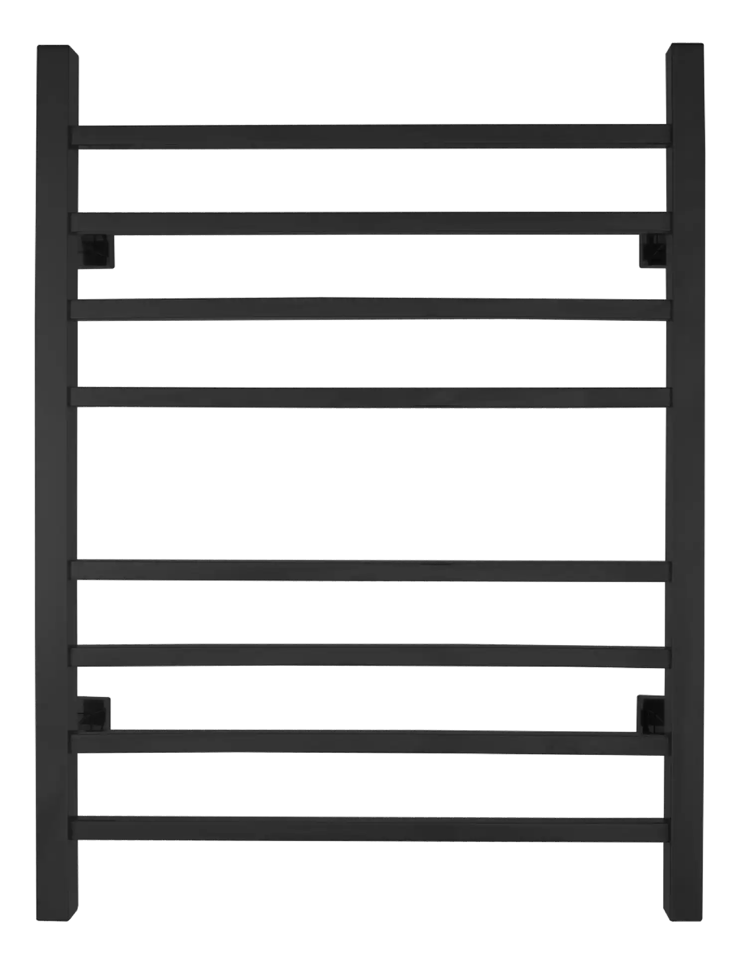 WarmlyYours TW-SR08KS-HP Sierra Dual Connection 8 Bar Towel Warmer in Matte Black New