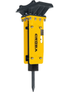 300ft-lbs  Hydraulic Mini Skid Steer Concrete Breaker Hammer Attachment
