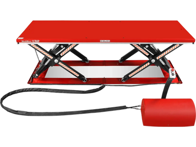 MechMaxx ELT66P Lift Table Stationary Electric Hydraulic Parallel Double Scissor 6600 lbs Capacity 112.9 x 39.4