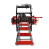 26" Portable Sawmill,  459cc 15HP E-Start Gasoline Engine,  20" Board  Width,  13' Track Length ,  SM-26