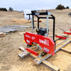 22" Portable Sawmill,  274cc 8.1HP Gasoline Engine,  18" Board Width,  13' Track Length ,  SM-22