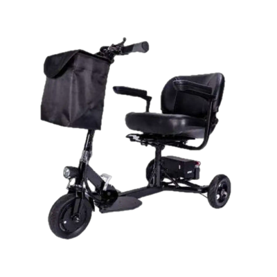 Glion Snapngo Foldable Lightweight Portable Mobility Travel Scooter 7 MPH Black New