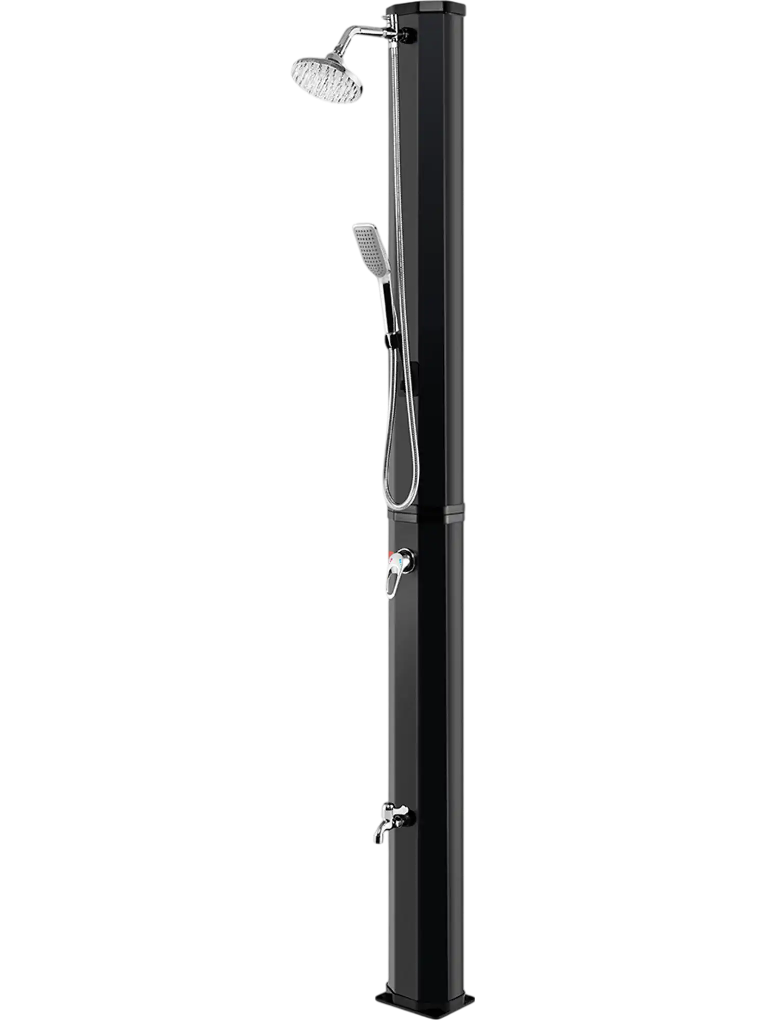 Costway 7.2' 9.3 Gallon Solar Heated Portable Shower Hand & Foot Tap 09246157 New