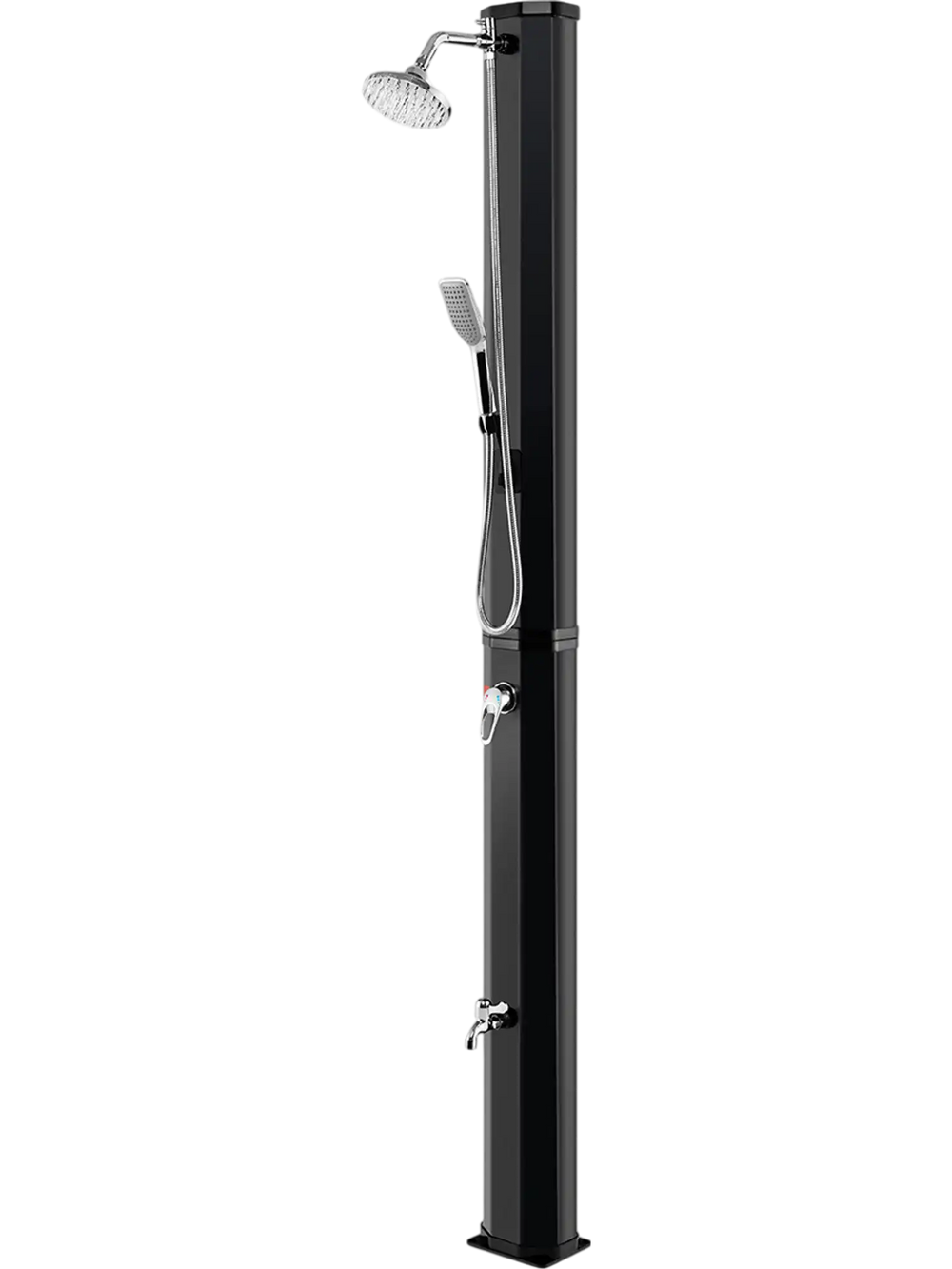 7.2 Feet 9.3 Gallon Solar Heated Shower with Hand and Foot Tap