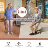 Lightweight adjustable folding cane seat in light-brown, featuring a stable structure and ergonomic handle for comfort.