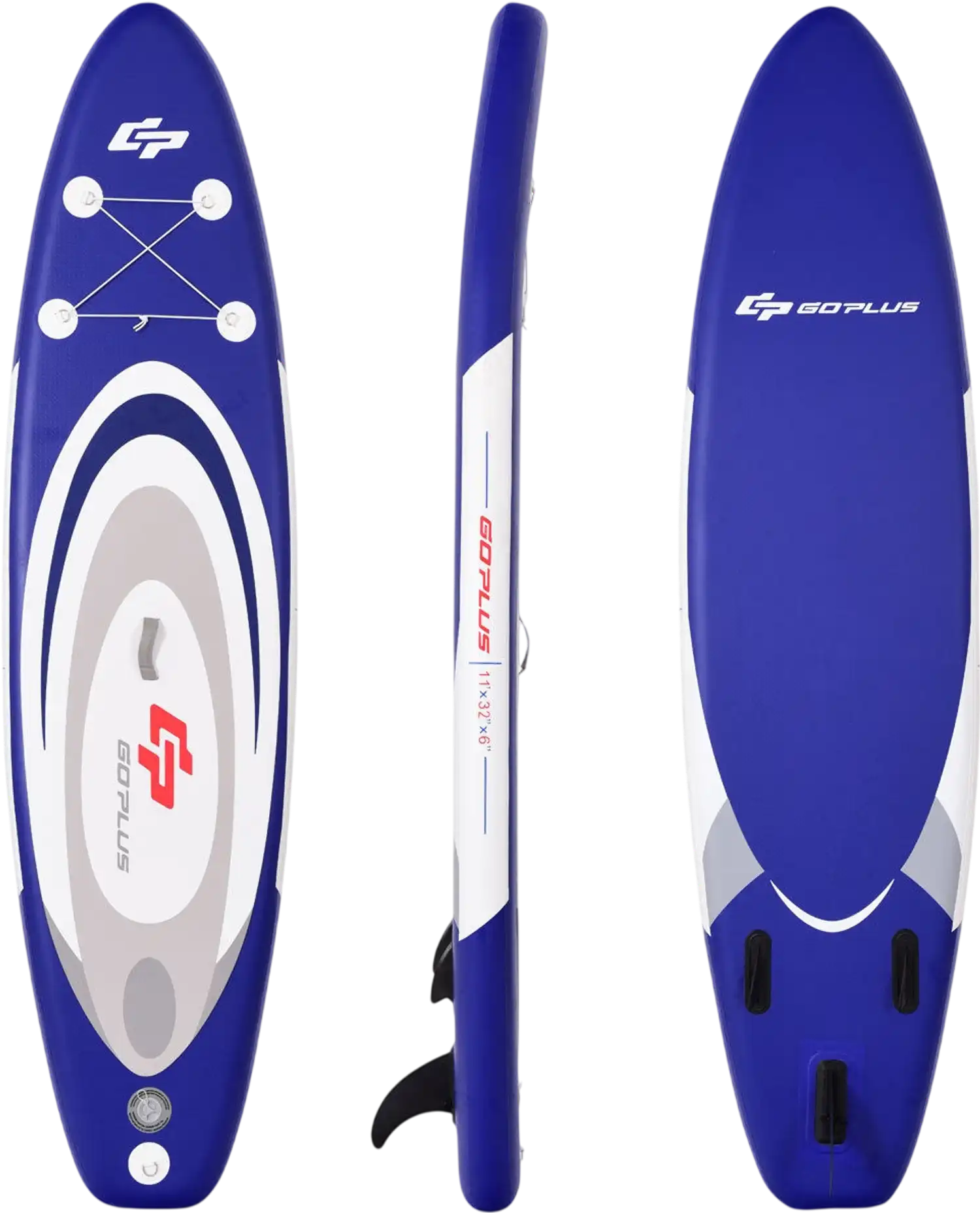 Costway Inflatable Stand Up Paddle Board SUP Surfboard w/ Bag 10/11' 87402931 New
