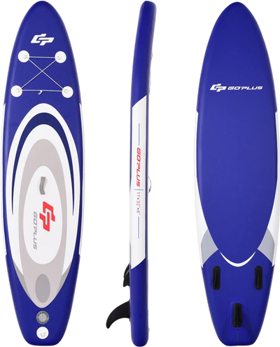 Costway Inflatable Stand Up Paddle Board SUP Surfboard w/ Bag 10/11' 87402931 New