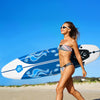 6 Feet Surfboard with 3 Detachable Fins-White - Gallery View 1 of 12