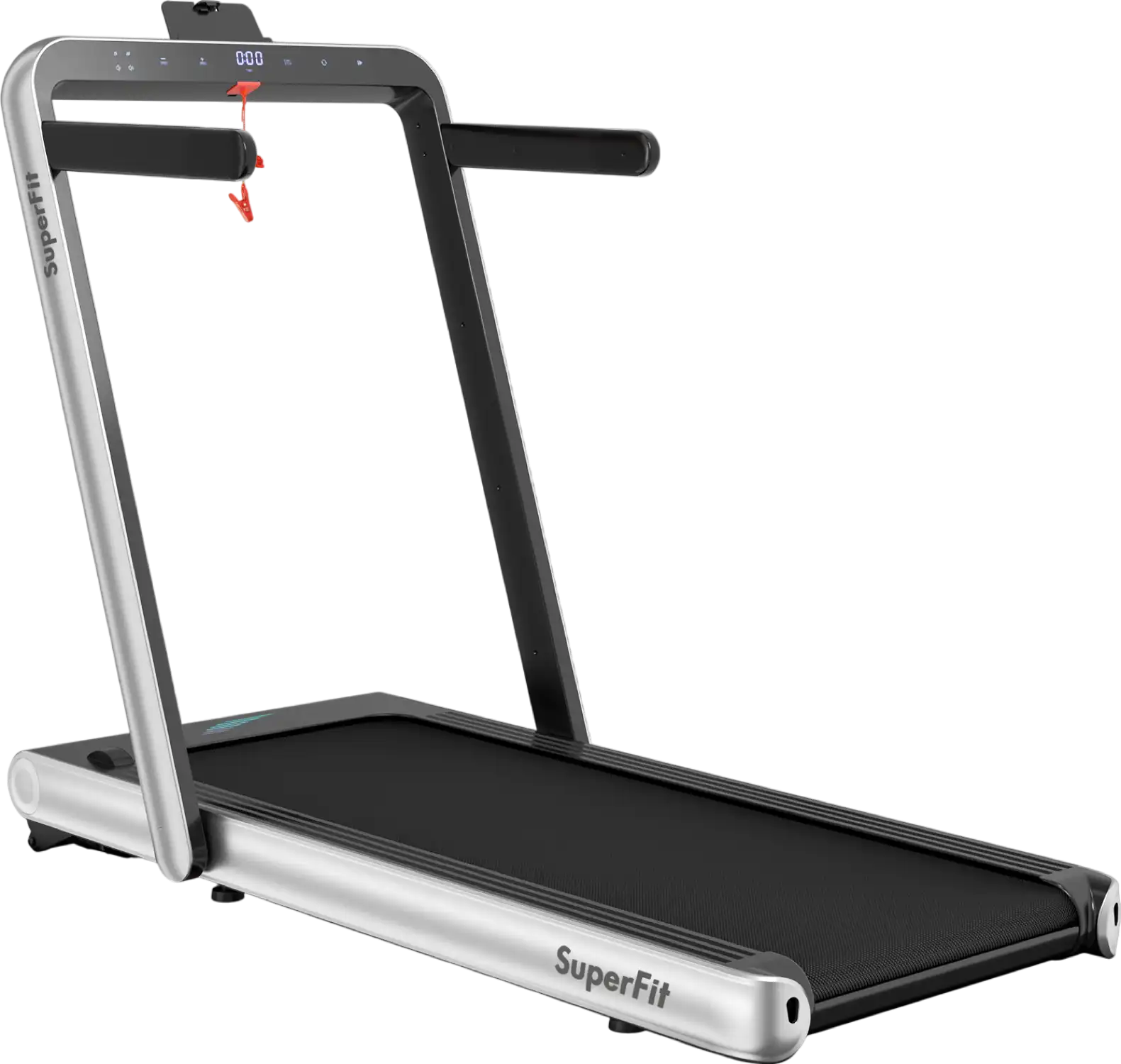 Costway Treadmill 2-in-1 Folding Walking Pad with Remote App Control 4.75 HP New