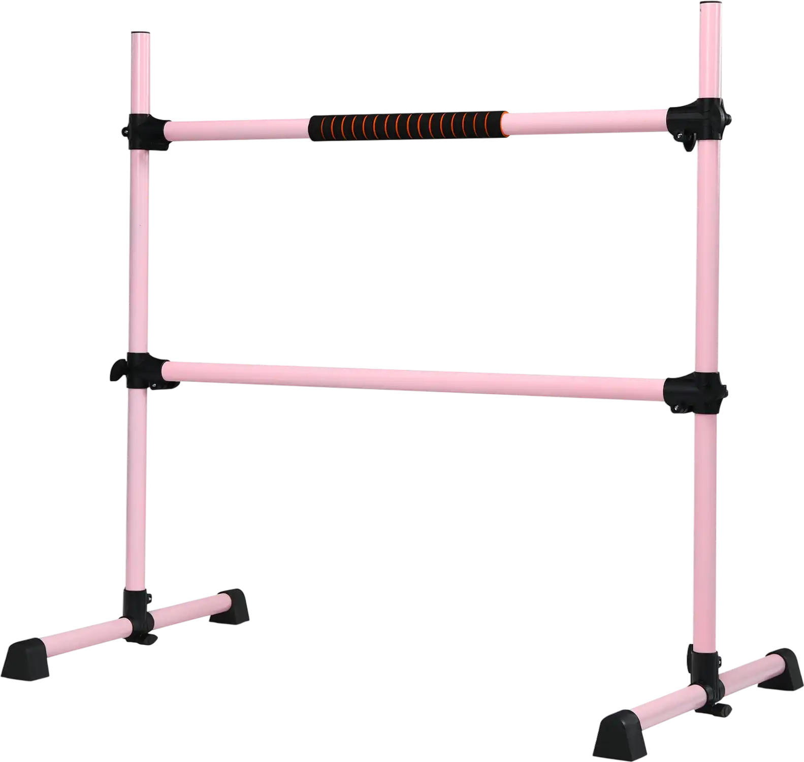 Costway Portable Adjustable Height Ballet Barre 4' 98071365 New