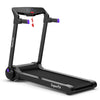 3HP Electric Folding Treadmill with Bluetooth Speaker-Purple - Gallery View 1 of 12