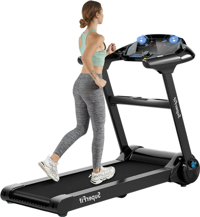 Costway 2.25HP Folding Treadmill with Bluetooth Speaker 56089473 New