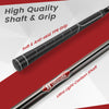 Close-up of the ultra-light carbon shaft and soft anti-skid TPR grip from the Women's 9 Pieces Complete Golf Club Set.