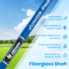 Junior #7 iron for kids with a lightweight fiberglass shaft, designed for ages 8-14, includes a protective headcover.