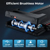 Close-up of the efficient brushless motor in the 3-in-1 folding treadmill, featuring 2.5 HP and low noise operation.