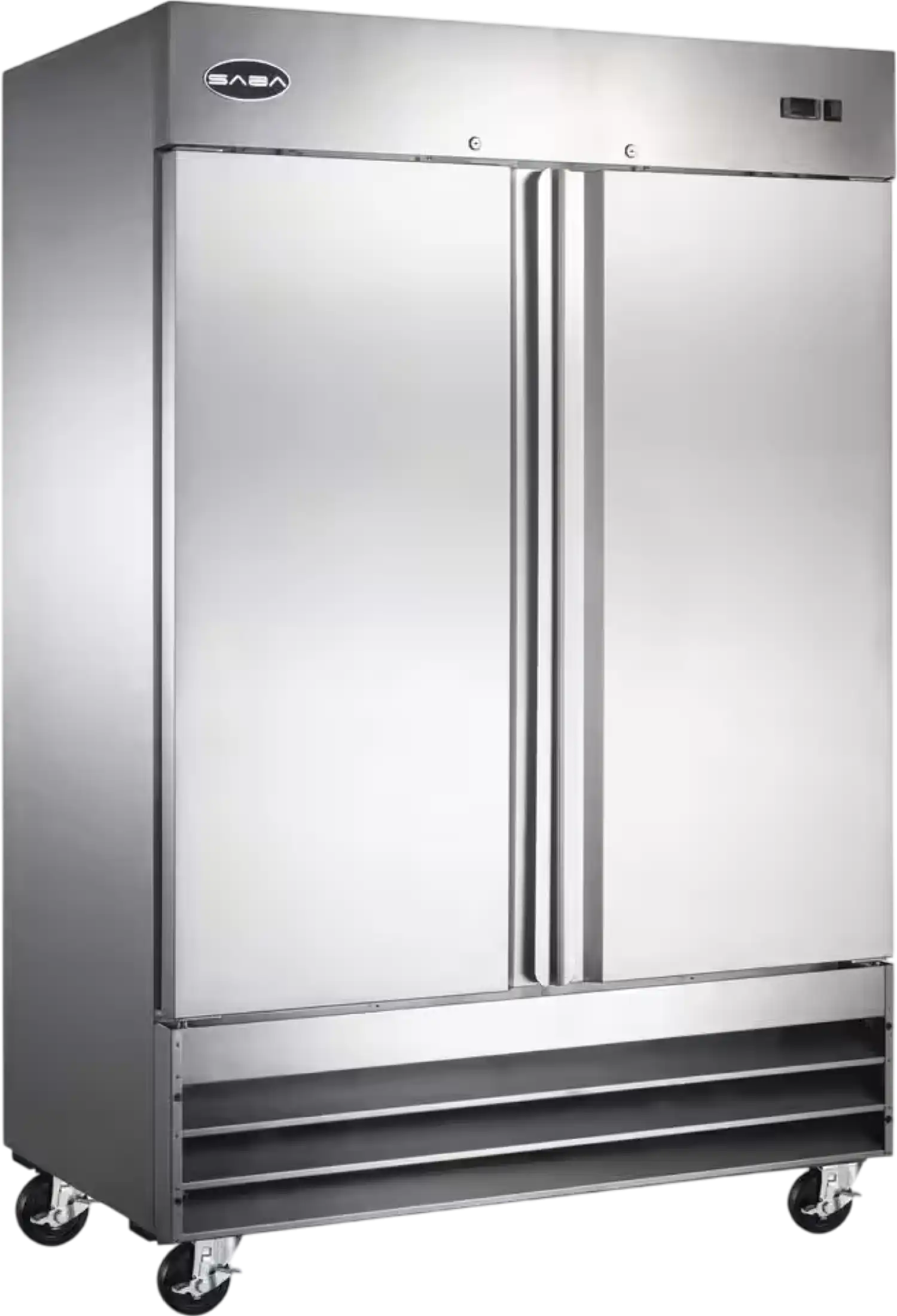SABA S-47R Commercial Refrigerator 47 cu. ft. Two Door Reach-In Stainless Steel New