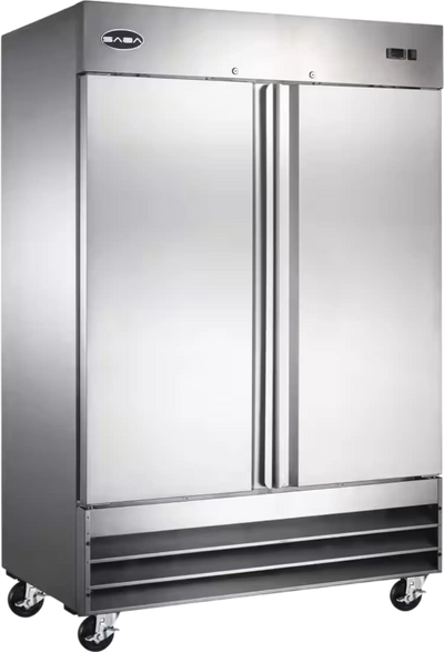 SABA S-47R Commercial Refrigerator 47 cu. ft. Two Door Reach-In Stainless Steel New