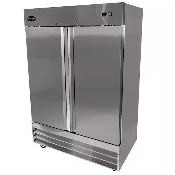 SABA S-47R Commercial Refrigerator 47 cu. ft. Two Door Reach-In Stainless Steel New