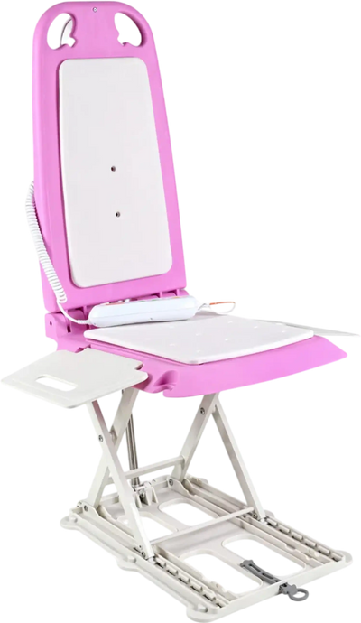 Super Handy GUT197 GoRise LT Floor and Bath Lift 330 Lbs Capacity Pink Edition New