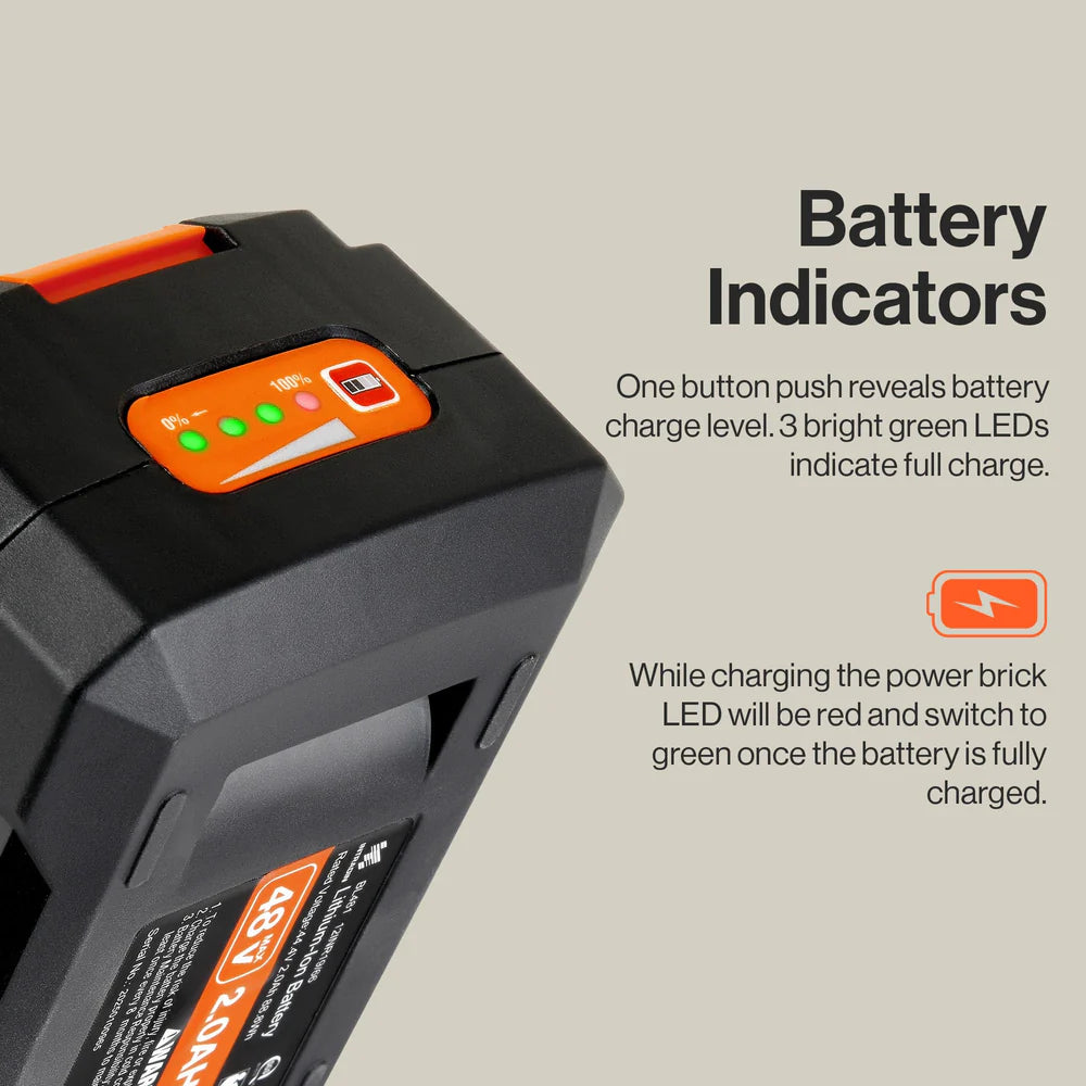 Super Handy GUT174 Battery 48V 2Ah Lithium-Ion with Charger New