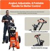 SuperHandy Superhandy 15HP Gas-Powered Stump Grinder with Electric Start, 420cc Engine, Sweep Function, Adjustable Angled & Foldable Handle, 8 Tungsten Carbide Teeth