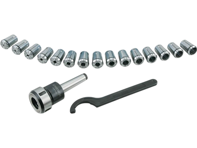 Grizzly T10070 Lathe Tooling Collets 16-Pc. MT3 Quick Change Collet Set New