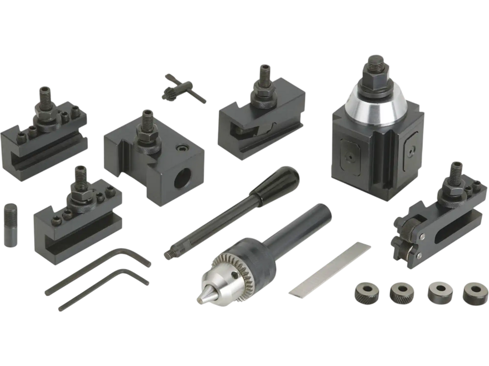 Grizzly T10166 - 17 Pc. Quick Change Tool Post Set