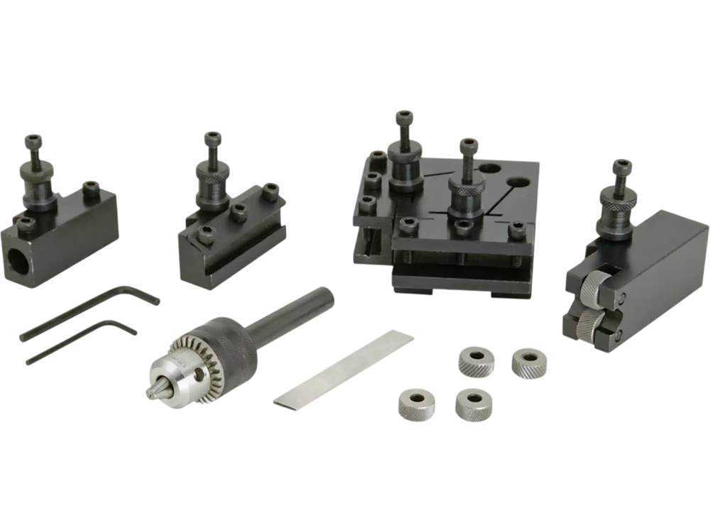 Grizzly T10167 - Quick Change Tool Post Set - Mini
