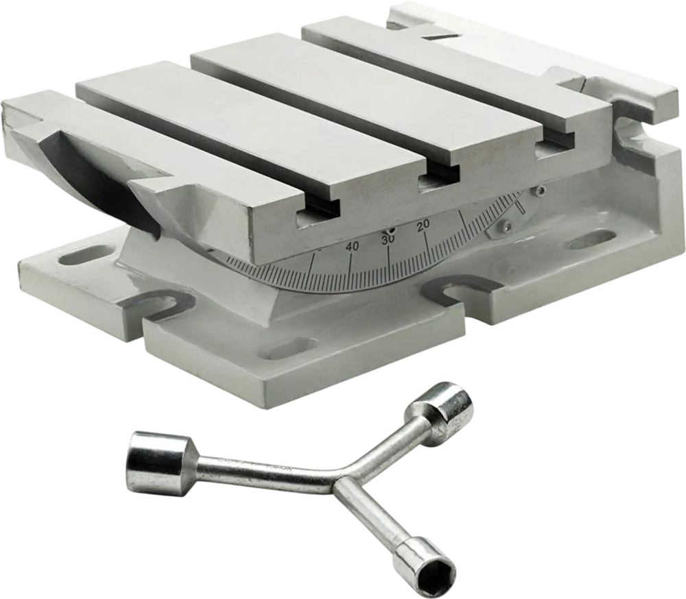 Grizzly T10221 - 7" x 7" Horizontal / Vertical T Slot Tilting Table
