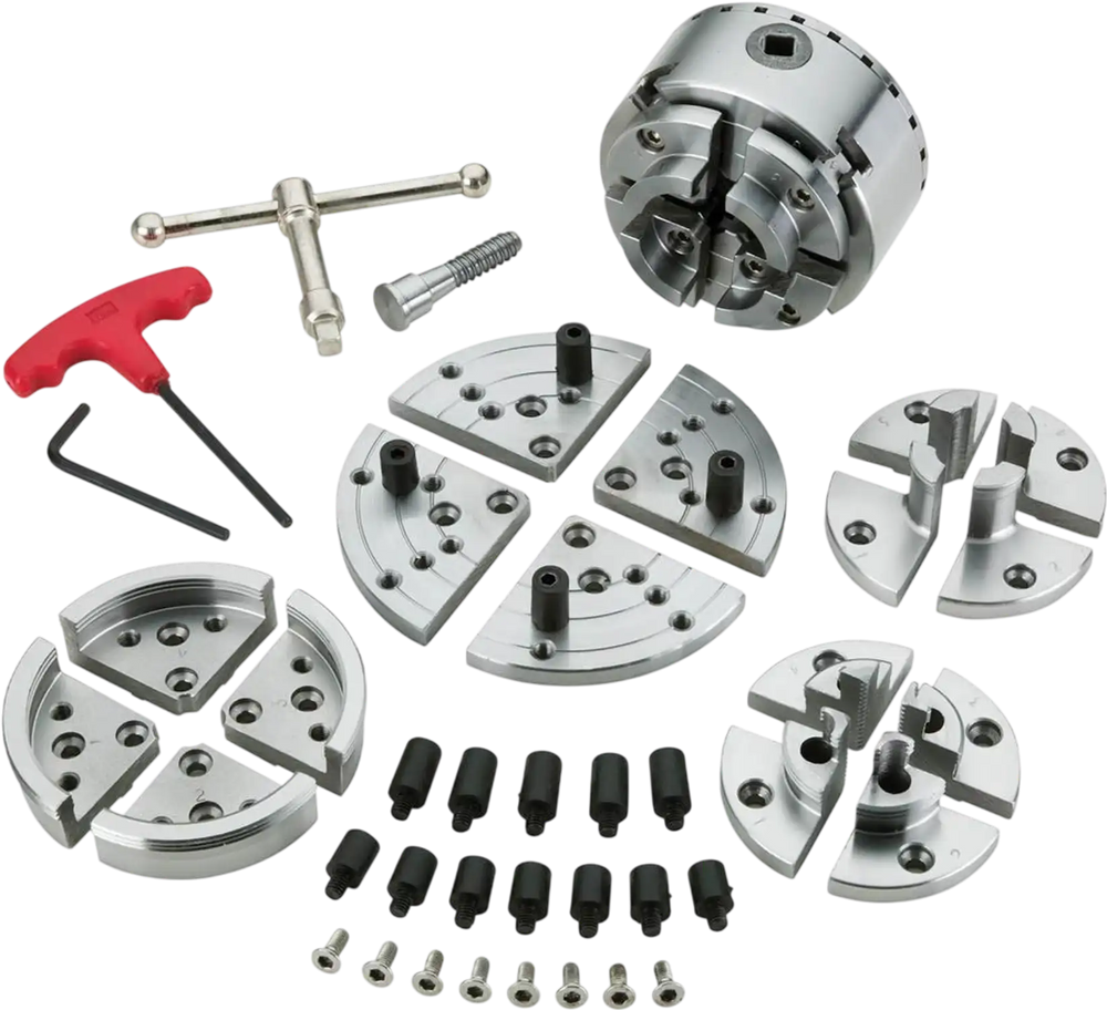 Grizzly T10809 - 3-3/4" Wood Lathe Chuck Set