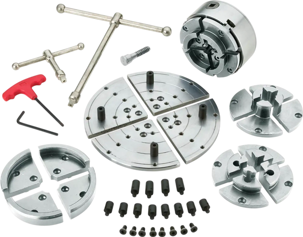 Grizzly T10810 - 4-1/4" Wood Lathe Chuck Set