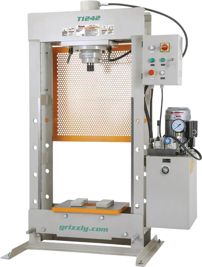 Grizzly T1242 Hydraulic Press 30 Ton Electric Shop Press New