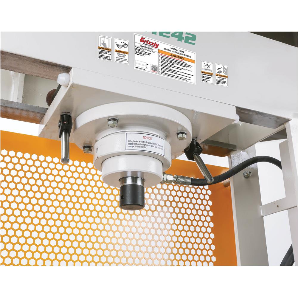 Grizzly T1242 - 30 Ton Electric Hydraulic Shop Press