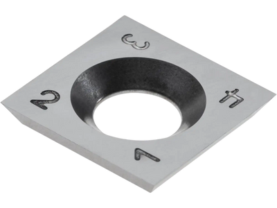 Grizzly T21348 Jointer & Planer Cutterhead Inserts Indexable Carbide 14.18 x 14.18 x 2mm 10-Pk New