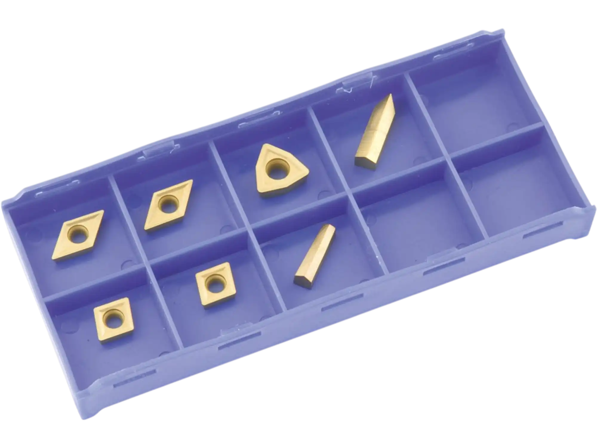 Grizzly T23906 Lathe Tooling Inserts M30 TiN Insert Set 7 for T10294 Stainless Steel New