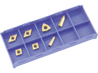 Grizzly T23906 - M30 TiN Insert Set (7) for T10294 - Stainless Steel