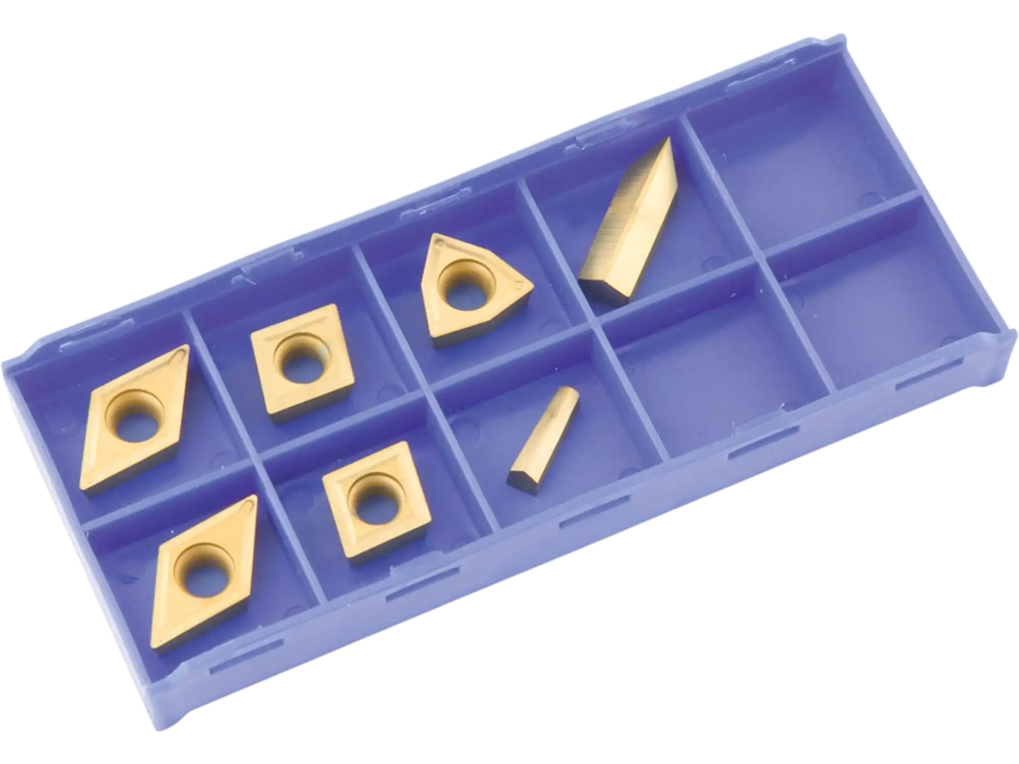 Grizzly T23909 Lathe Tooling Inserts K20 TiN Insert Set 7 for T10295 Cast-Iron New