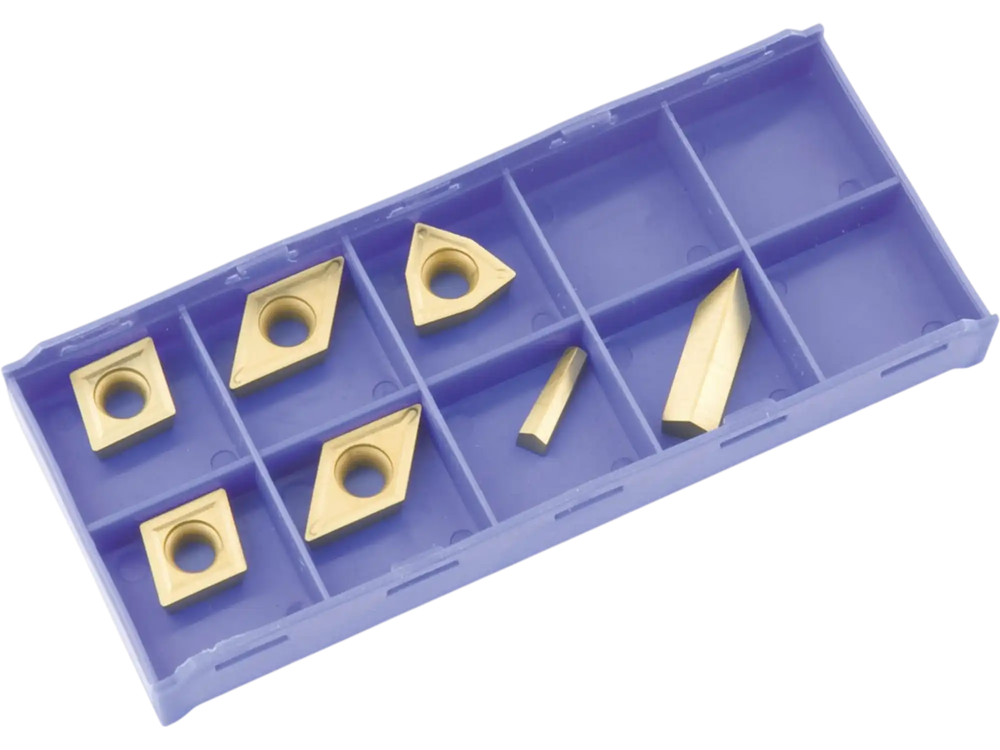 Grizzly T23910 - M30 TiN Insert Set (7) for T10295 - Stainless Steel