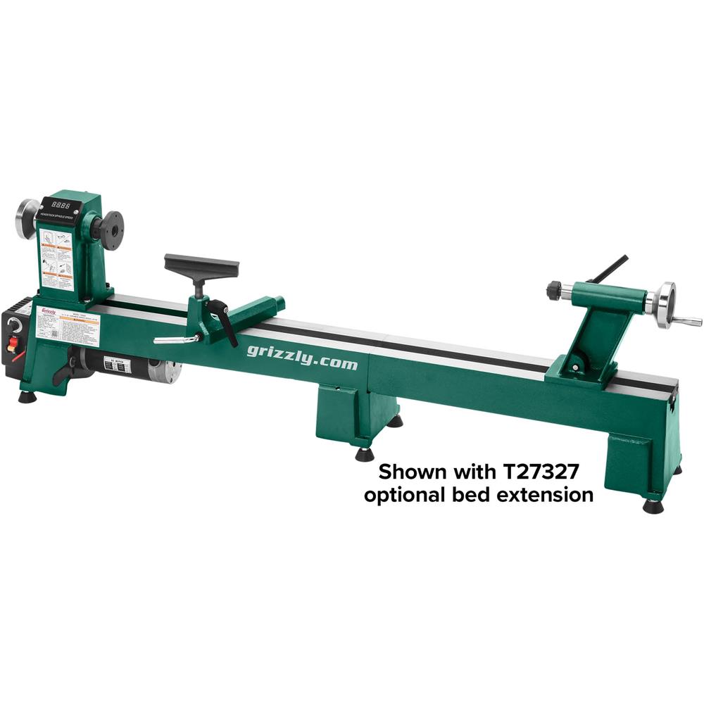Grizzly T25920 - 12" x 18" Variable-Speed Benchtop Wood Lathe