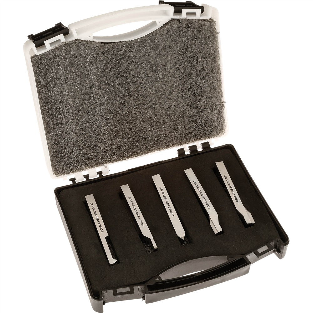 Grizzly T25947 - 5/16" HSS Lathe Tool Bit Set - 5 Pc.