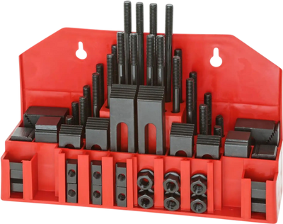 Grizzly T26485 Clamping Kit 58 Pc. for 7/16