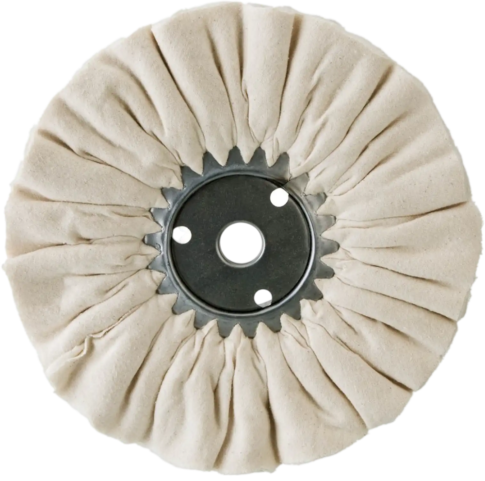 Grizzly T26488 - 10" x 3 x 16 Ply x 7/8" Domet Flannel Buffing Wheel, 3200 RPM