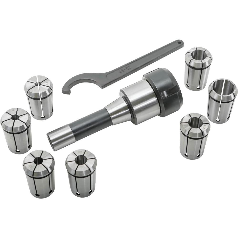 Grizzly T26688 - R-8 Quick Change Collet 8 pc. Set