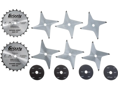 Grizzly T26696 Dado Blades Extreme Series 8