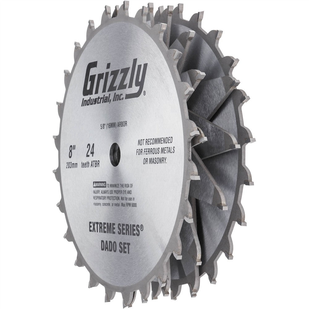 Grizzly T26696 - Grizzly Extreme Series 8" Dado Set