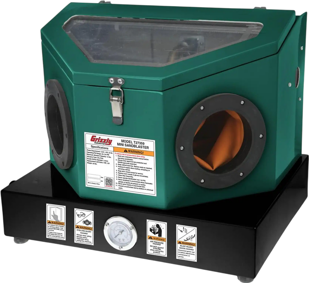 Grizzly T27359 - Mini Sandblasting Cabinet